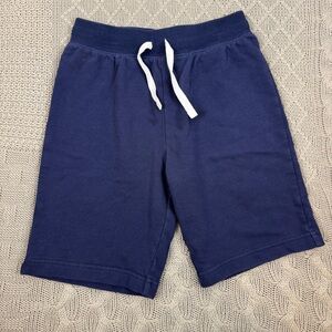 Hanna Andersson Boys Dark Blue Cotton Athletic Pull On Shorts 130/8